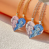 Charming Angel Couple Necklace